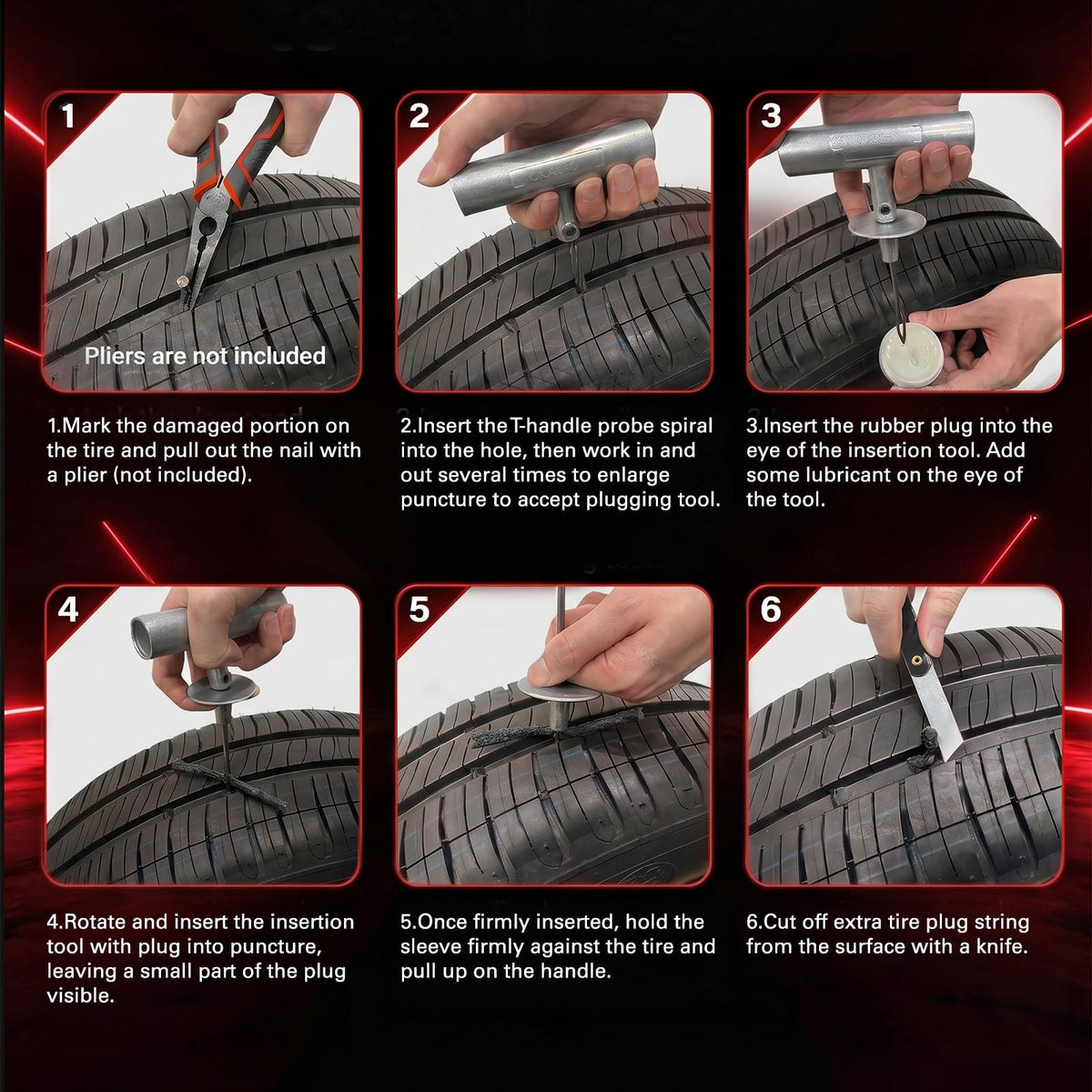 CKAuto valve accessories detail including cores and 4-way tool for reliable sealing