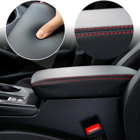 CKE armrest open demonstrating no obstruction to storage access benefit