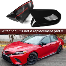 CKE before-and-after image covering scratches to protect original mirror housing