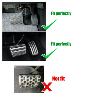 CKE brake pedal cover installed showing secure fit and safer braking
