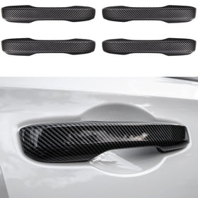 CKE front view of carbon handle cover showing sporty upgrade benefit