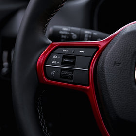 CKE angled detail of edge fitment showing seamless alignment with console