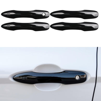 CKE front view of four black door handle covers showing clean fit and style benefit