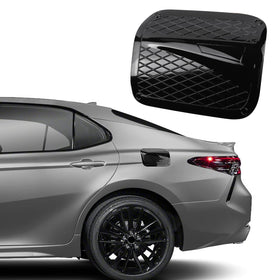 CKE glossy black front view showing sleek gas door styling benefit