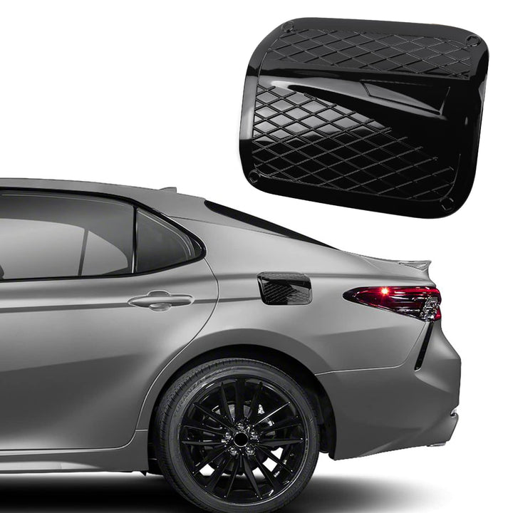 CKE glossy black front view showing sleek gas door styling benefit