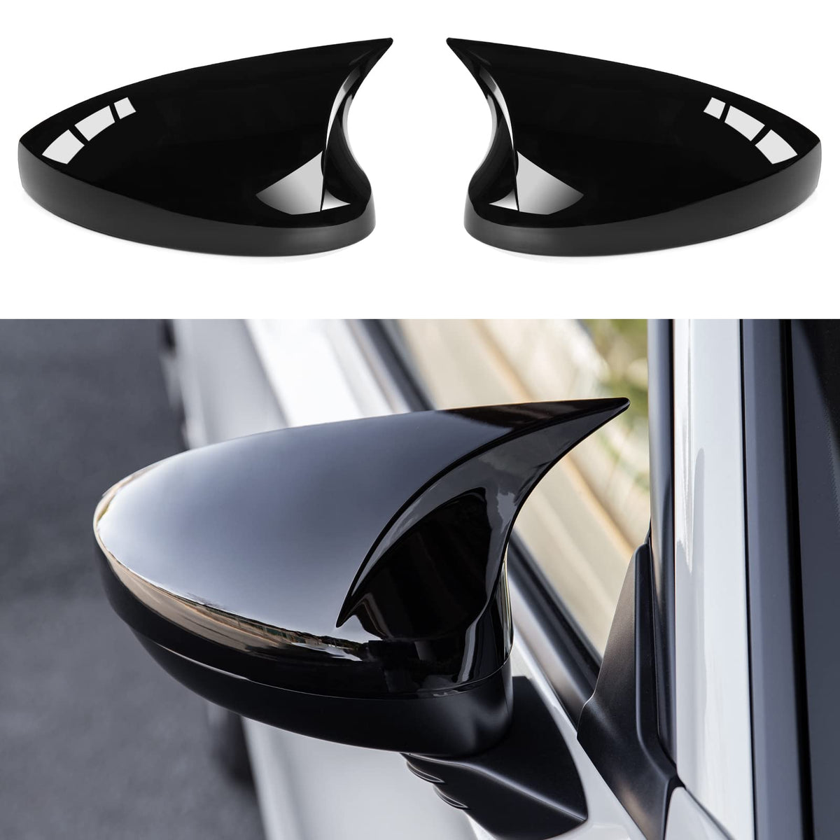 CKE glossy black front view showing sleek mirror styling and enhanced appearance