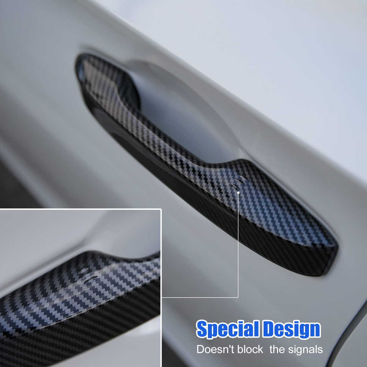 CKE side profile of handle cover showing precise fit and sleek look