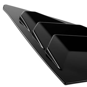 CKE louver beside ruler showing size and precise hatchback fit