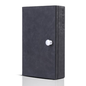CKEYRE front view of PU leather Faraday box showing neat design and secure storage benefit