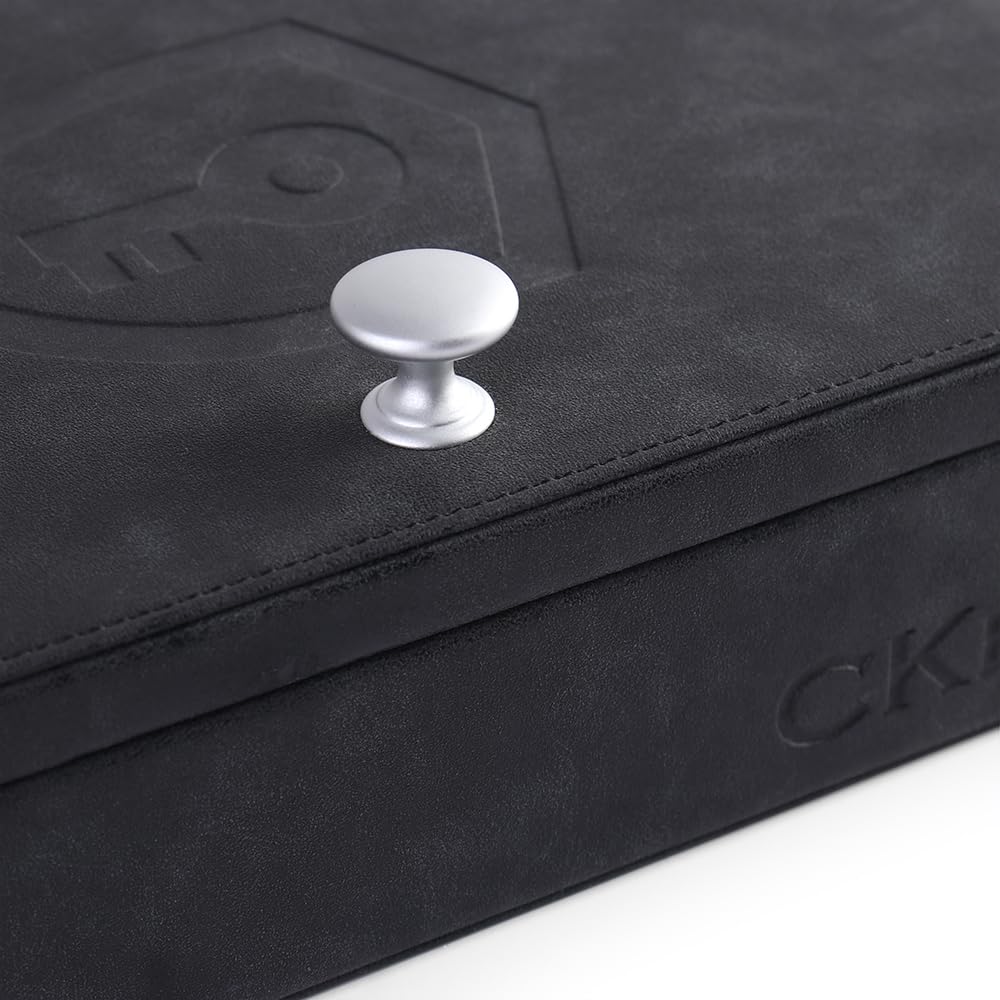 CKEYRE box in entryway lifestyle shot displaying stylish look and household peace of mind