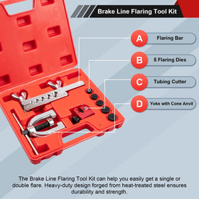 Clatoon tubing cutter closeup demonstrating clean, square cuts for better flares