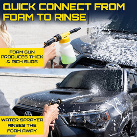 Clean Car USA size comparison with a hand showing compact, easy storage benefit