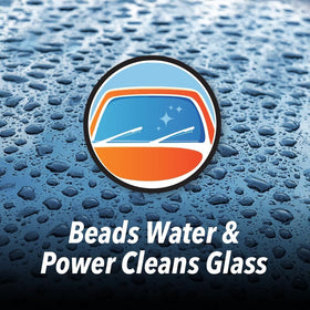 Clean Revolution in use on a windshield demonstrating streak-free cleaning
