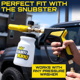 Clean Car USA close-up of thread lock seal providing airtight suds retention and durability