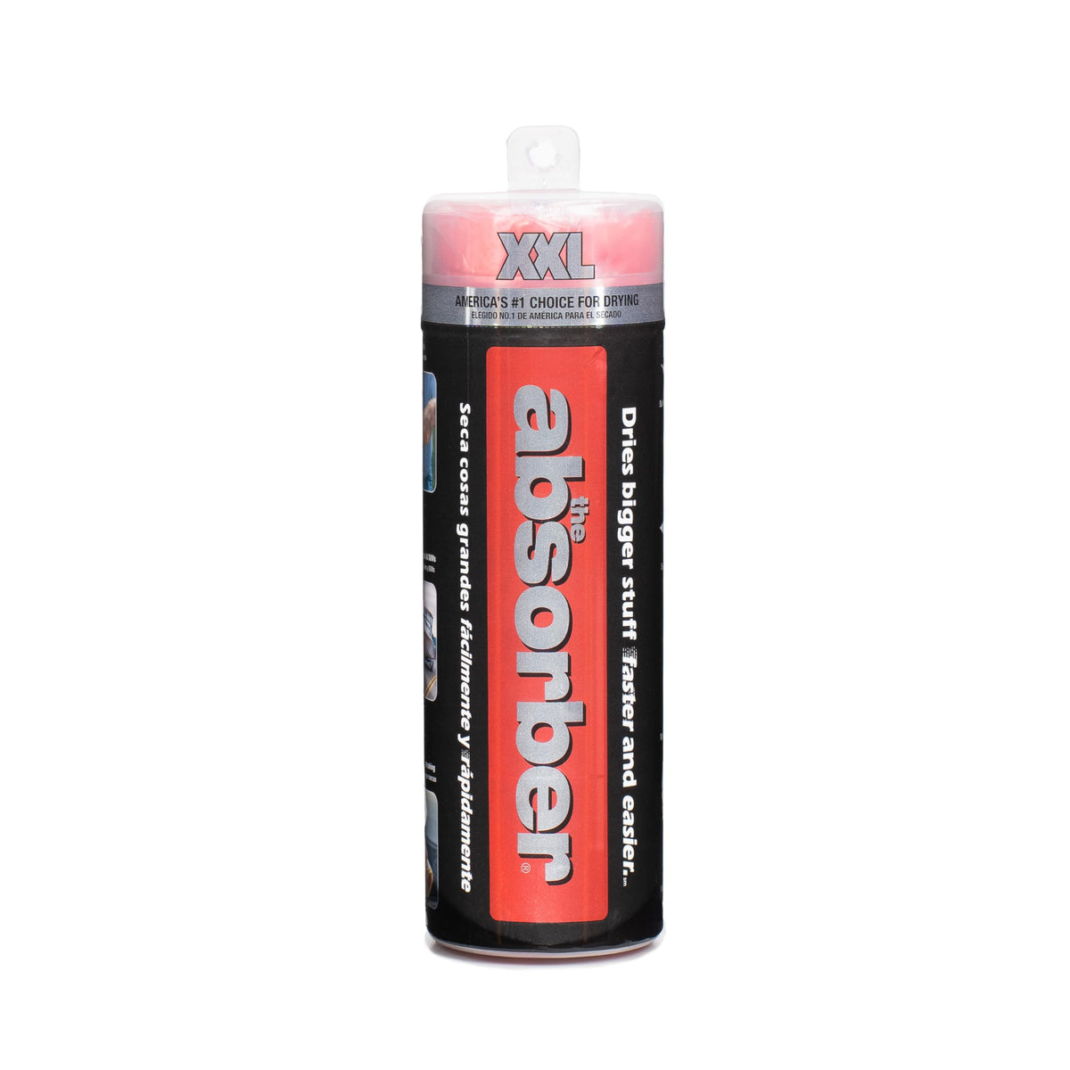 CleanTools Absorber XXL stored in tube for tidy portable protection