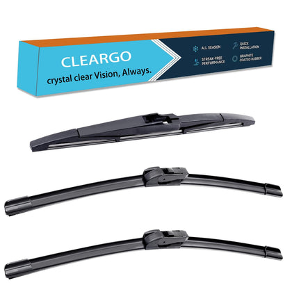 CLEARGO front packaging showing complete Chevy Trax 3-piece kit for easy replacement