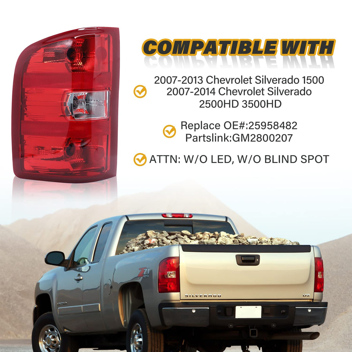CLERYYE tail light packaged securely with cushioning to protect during shipping benefit