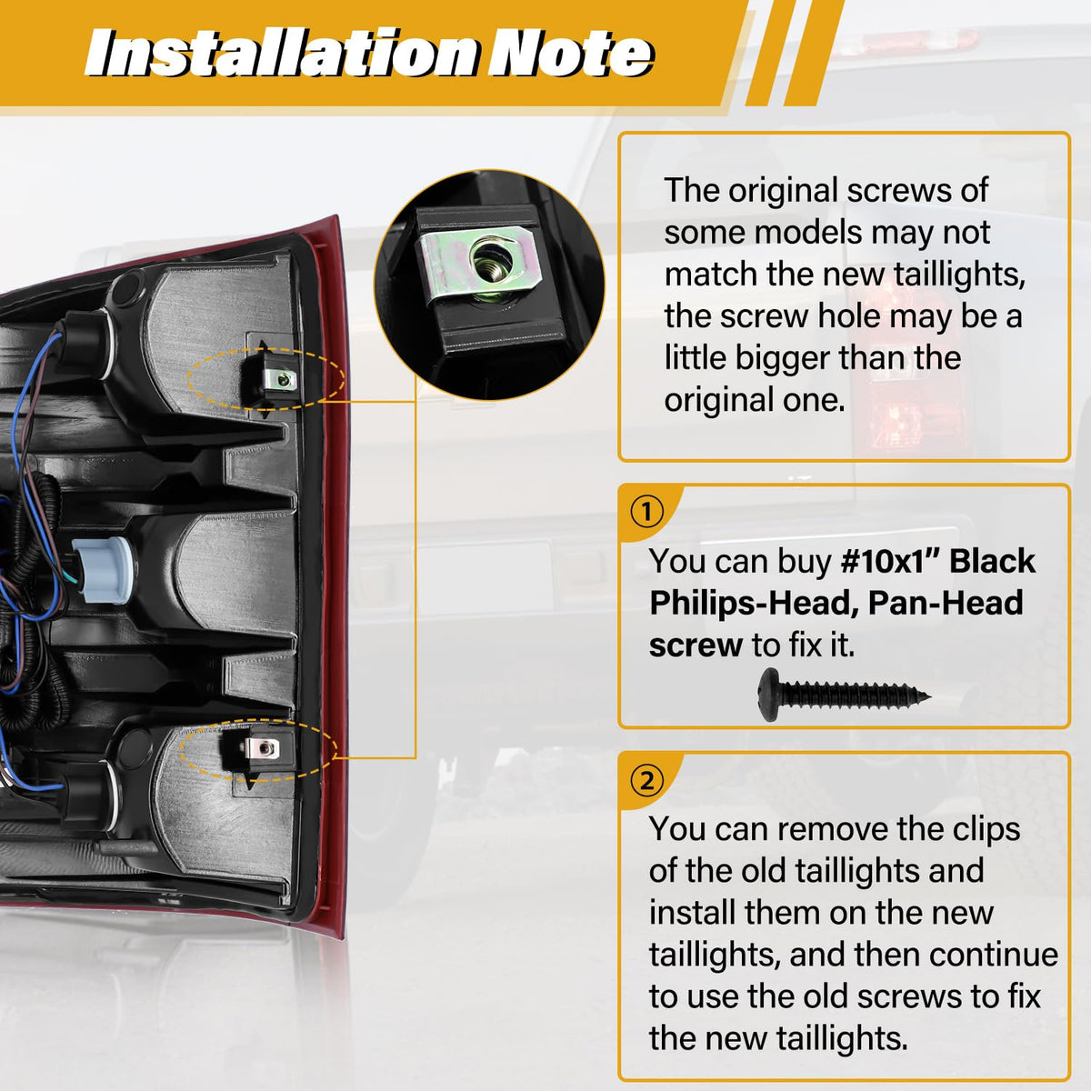 CLERYYE wiring and bulbs included for easy plug-and-play installation benefit