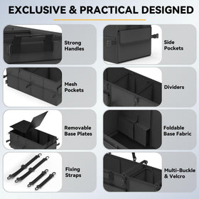CLESOO next to grocery bags to show 60L capacity and real-world scale