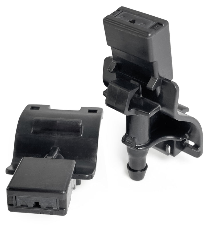 Click&Fit front view of both nozzles showing fit and finish benefits