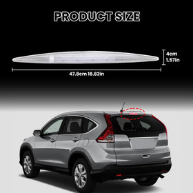 Clidr third brake light lit at night in urban setting improving visibility