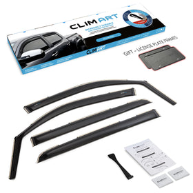 CLIM ART in-channel installation detail showing tape placement and snug fit