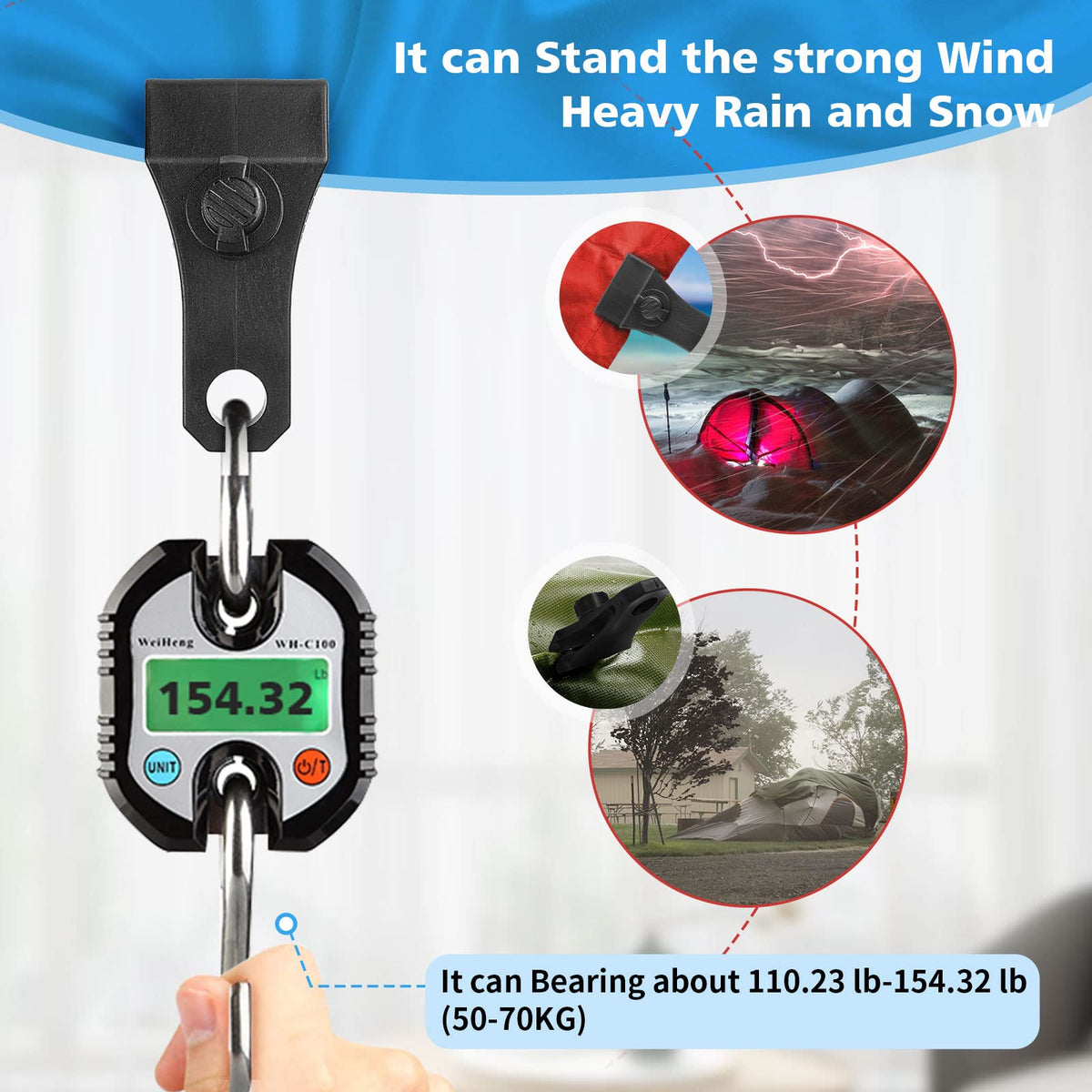CLIO adjustable knob and thumb screw detail for easy tension control