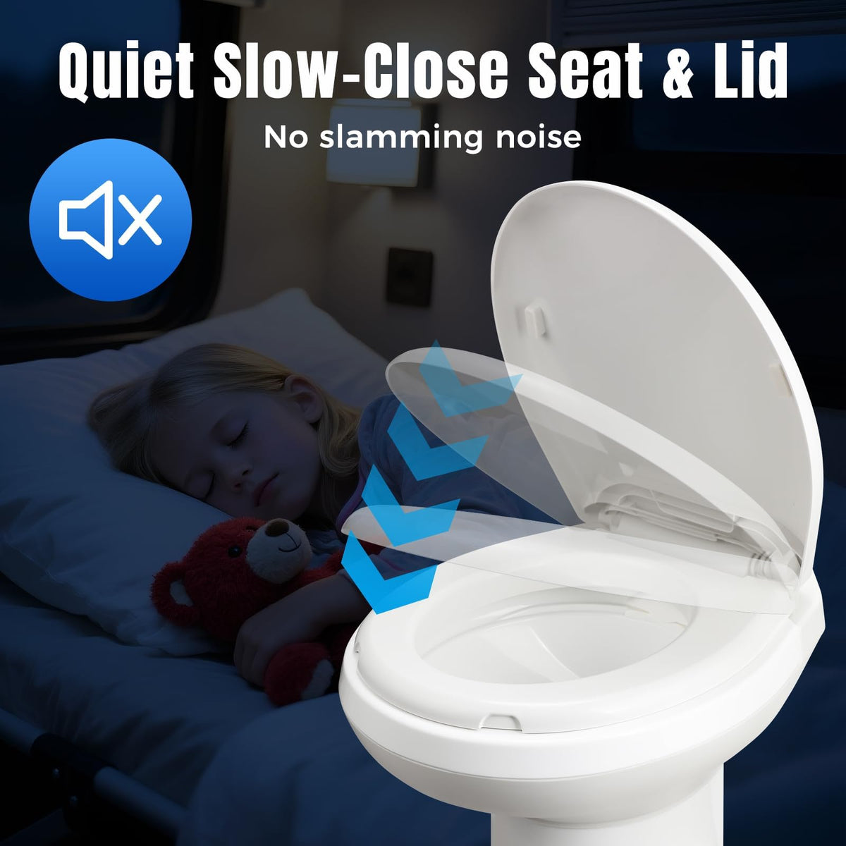 Clirass triple-jet nozzle view illustrating powerful, even bowl cleaning