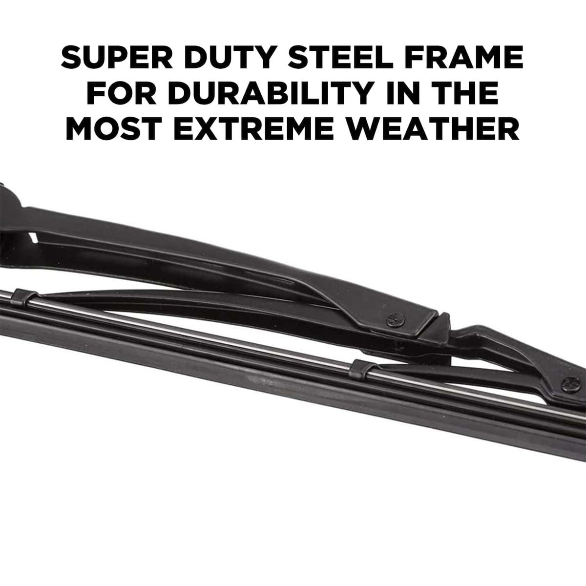 Clix Wipers installed on RV windshield demonstrating improved visibility