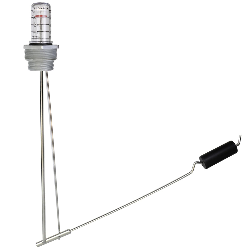 CLLOMAGY front view showing cap and readable gauge for quick checks