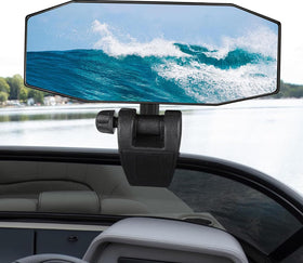 CLLOMAGY front view showing full 4.7x12.2 mirror for improved rear visibility