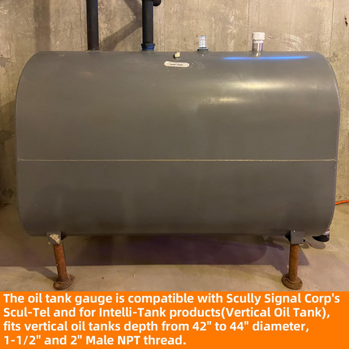 CLLOMAGY scale and dial focused view providing clear fuel level visibility