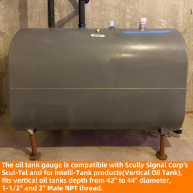 CLLOMAGY scale and dial focused view providing clear fuel level visibility