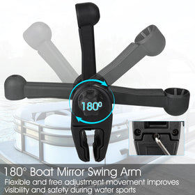 CLLOMAGY swing arm detail highlighting sturdy arm for stable viewing