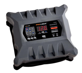 Clore Automotive PL2320 front panel showing controls and indicators for fast setup