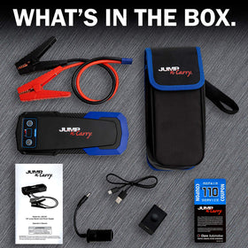 Clore Automotive with carrying case and USB-C cable for organized storage and fast charging