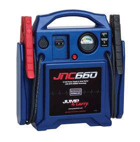 Clore Automotive JNC660 front view showing robust housing and portability for reliable starts