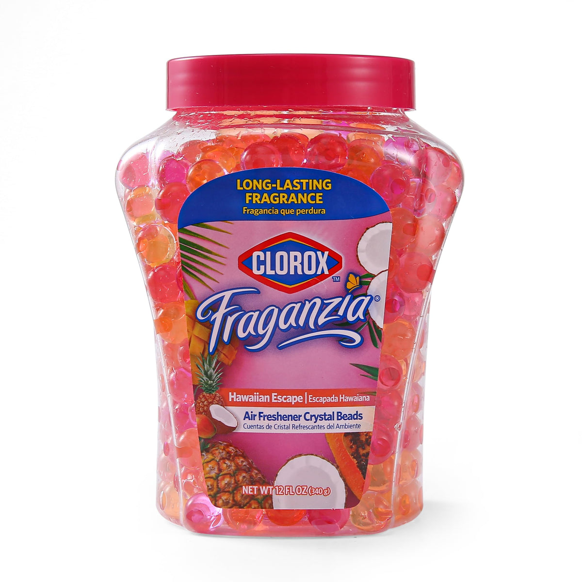 Clorox Fraganzia placed on bathroom shelf providing steady odor control benefit
