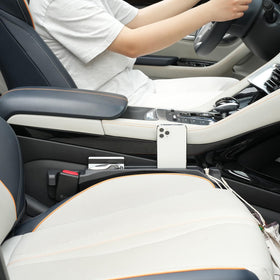 Cloud Pie lifestyle shot of neat car interior enhancing organization and safety