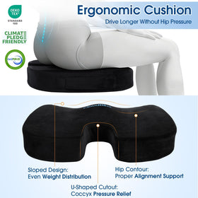 CloudBliss seat cushion in office chair improving posture and daily comfort