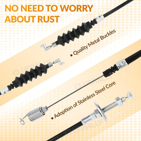 CLUBRALLY cables installed on a Club Car DS demonstrating correct fit and improved control