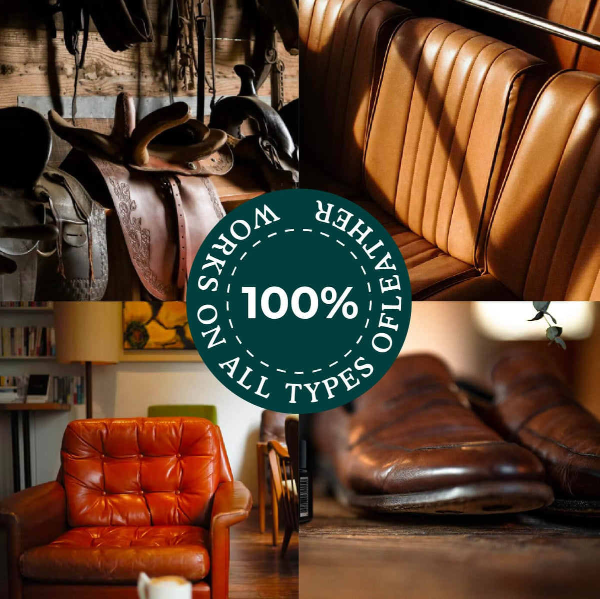 Using Clydes on car seat to nourish leather and reduce cracking
