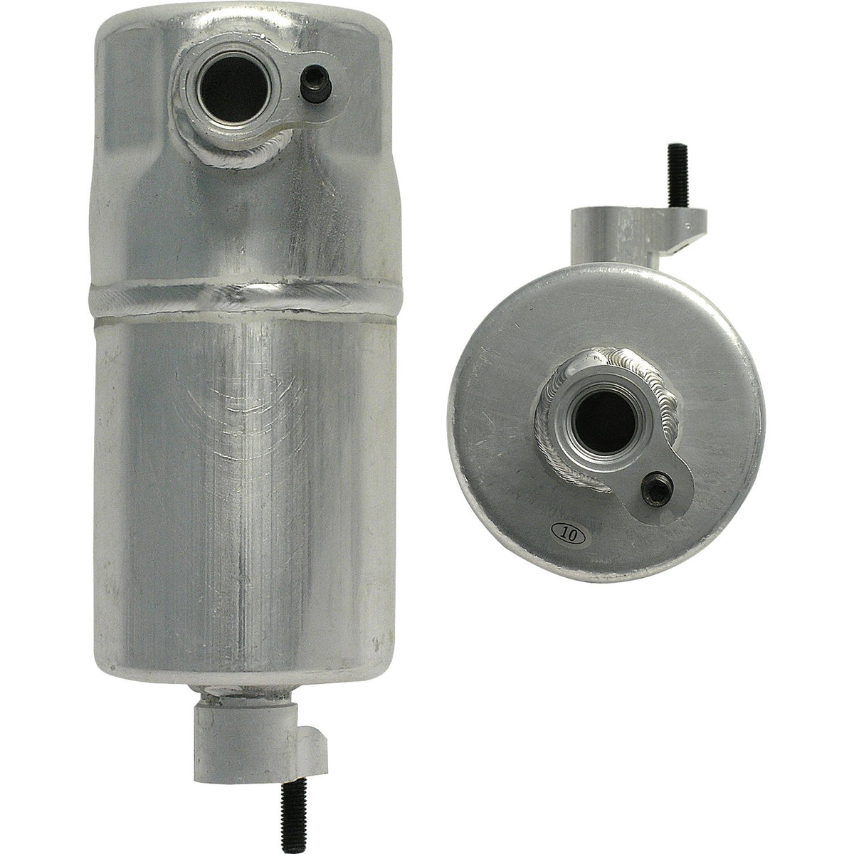 CM COMPRESSOR receiver drier front view showing mounting and fitment benefits