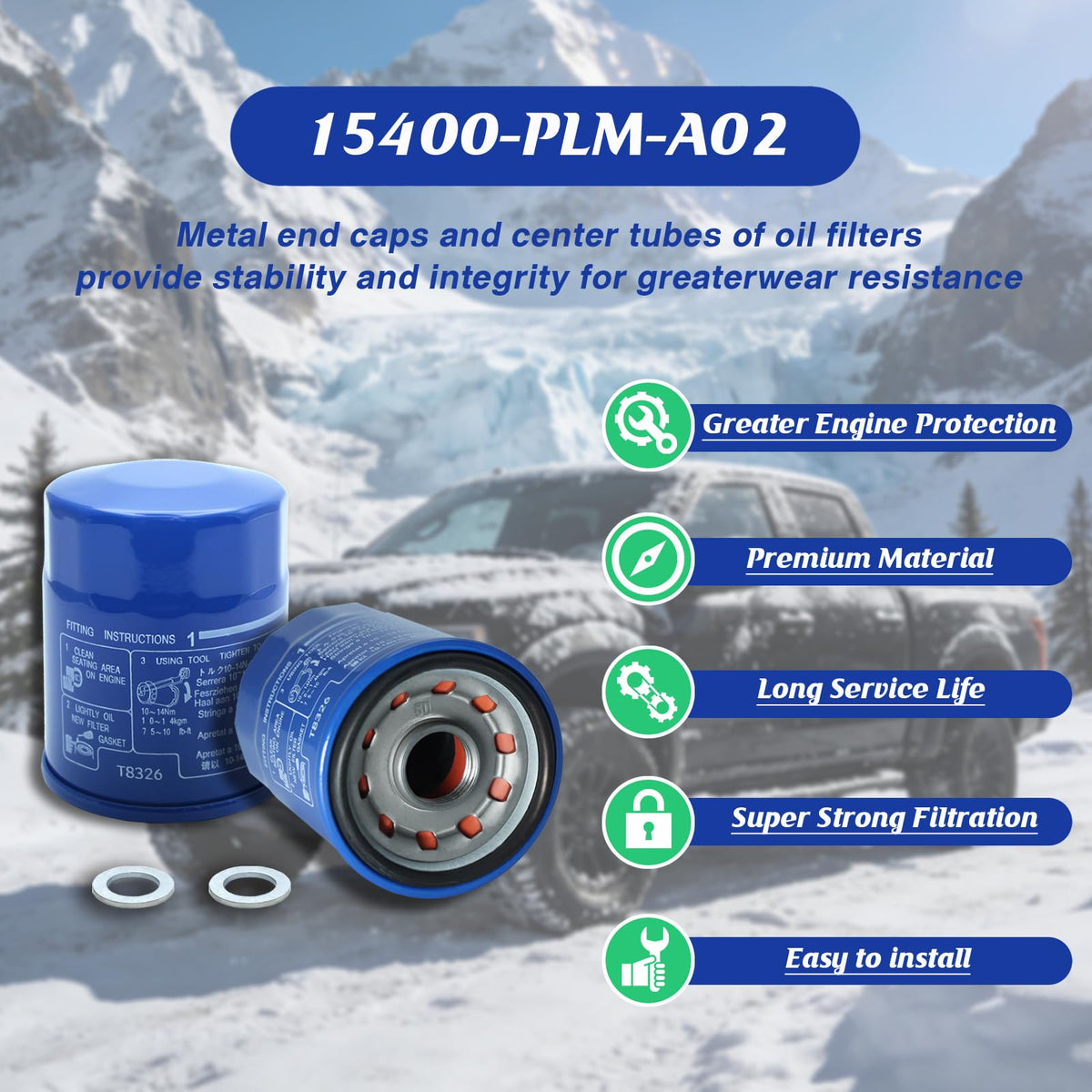 cmdock product label with 15400-PLM-A02 and OEM references for clear cross-reference benefit