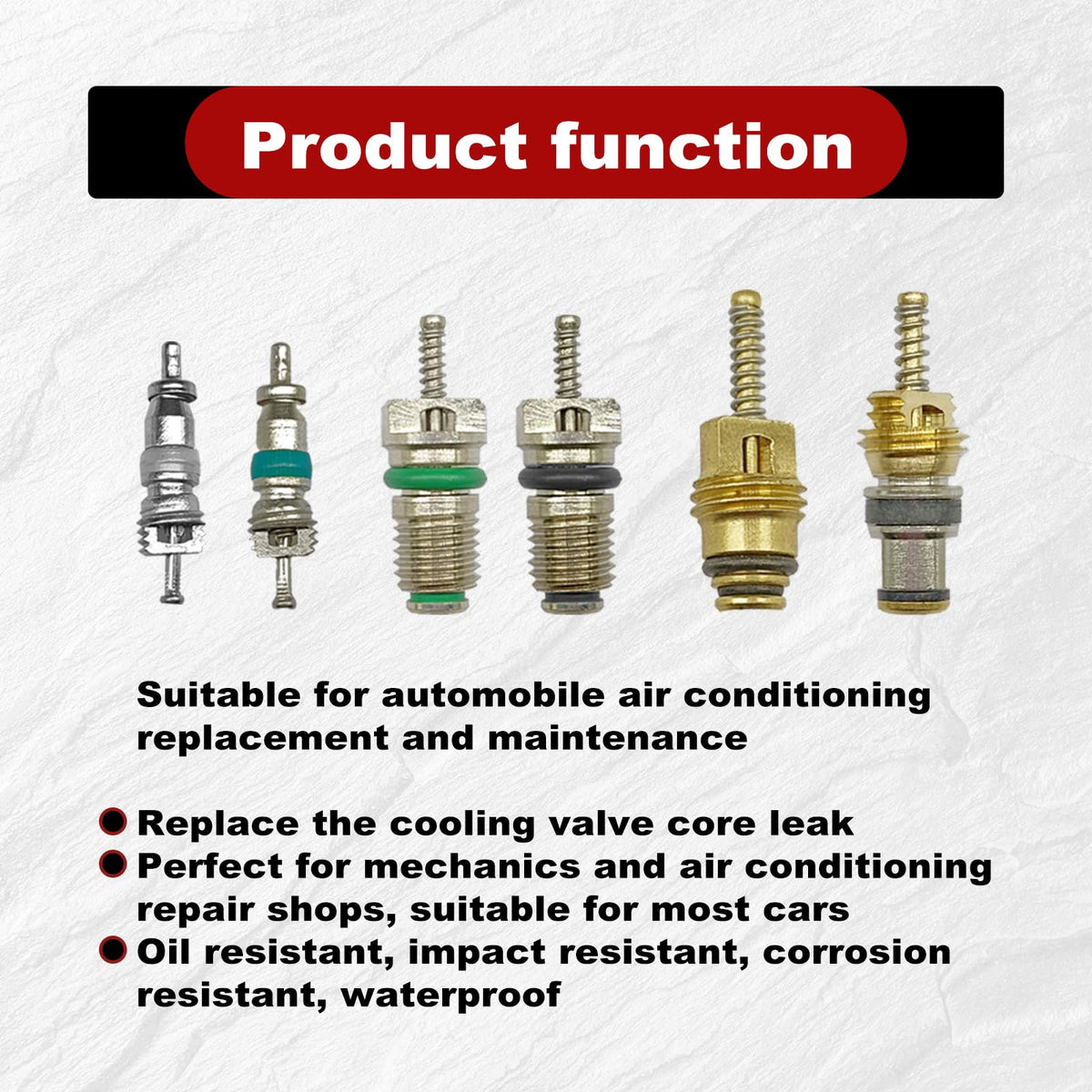 CmeRto installing valve core on car A/C port for quicker maintenance