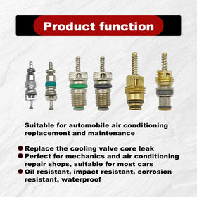 CmeRto installing valve core on car A/C port for quicker maintenance