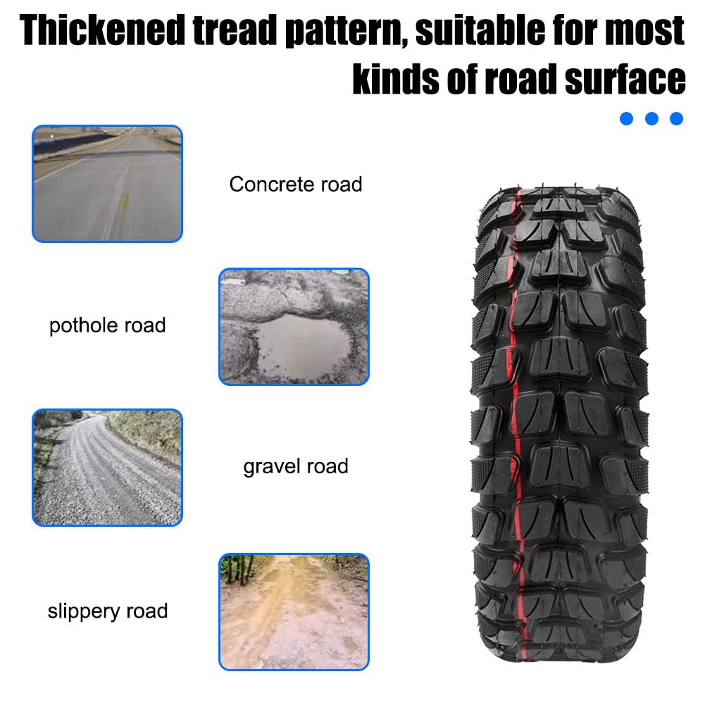 CMIYETO tire mounted on scooter wheel demonstrating ready-to-ride durability