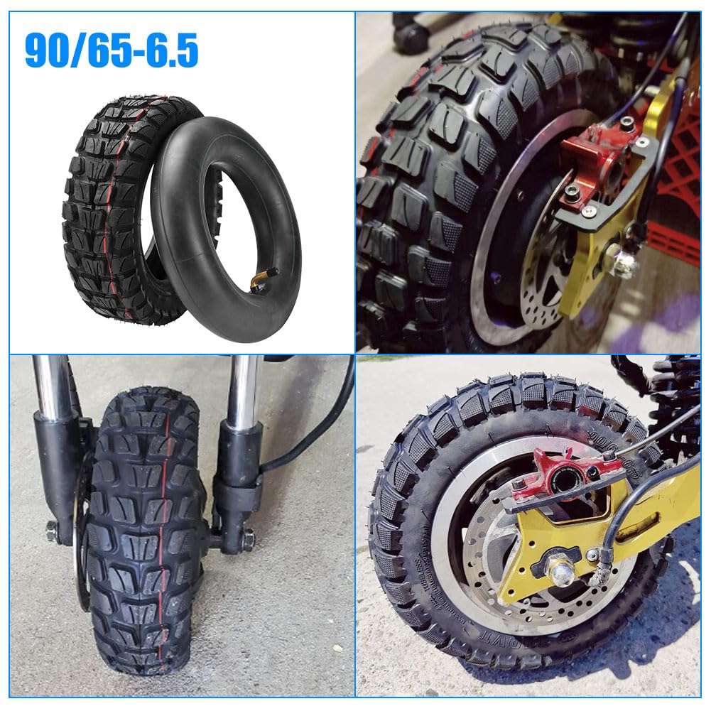 CMIYETO scooter with tire in outdoor setting illustrating improved off-road control