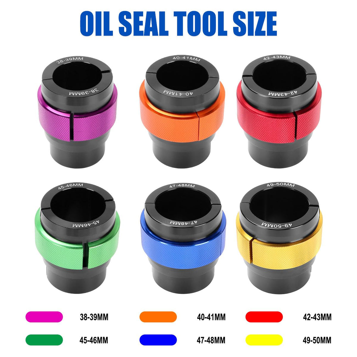 CMIYETO tool struck with soft mallet for safe seal installation