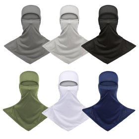 Cmonie front view of six-pack balaclavas showing variety and convenience